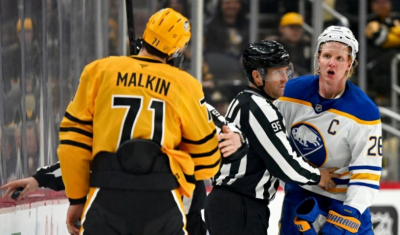 Малкин дисквалифицирован за удар Далина в НХЛ до конца матча