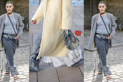 Серые джинсы весной: стильные образы от популярных блогеров